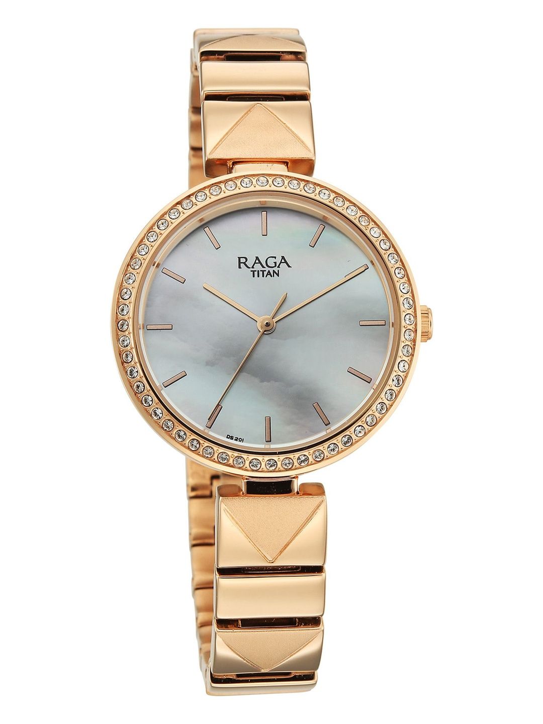 Raga Allure White Mother Of Pearl Dial Quartz Analog Watch - 2787WM01