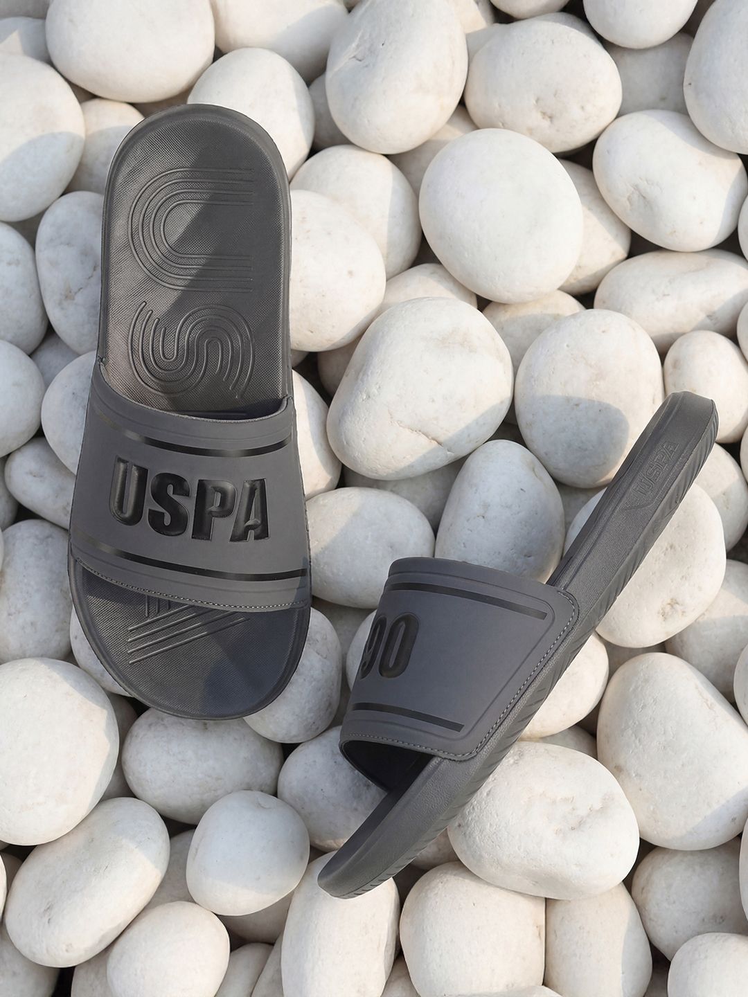 U.S. Polo Assn. Men Printed Sliders