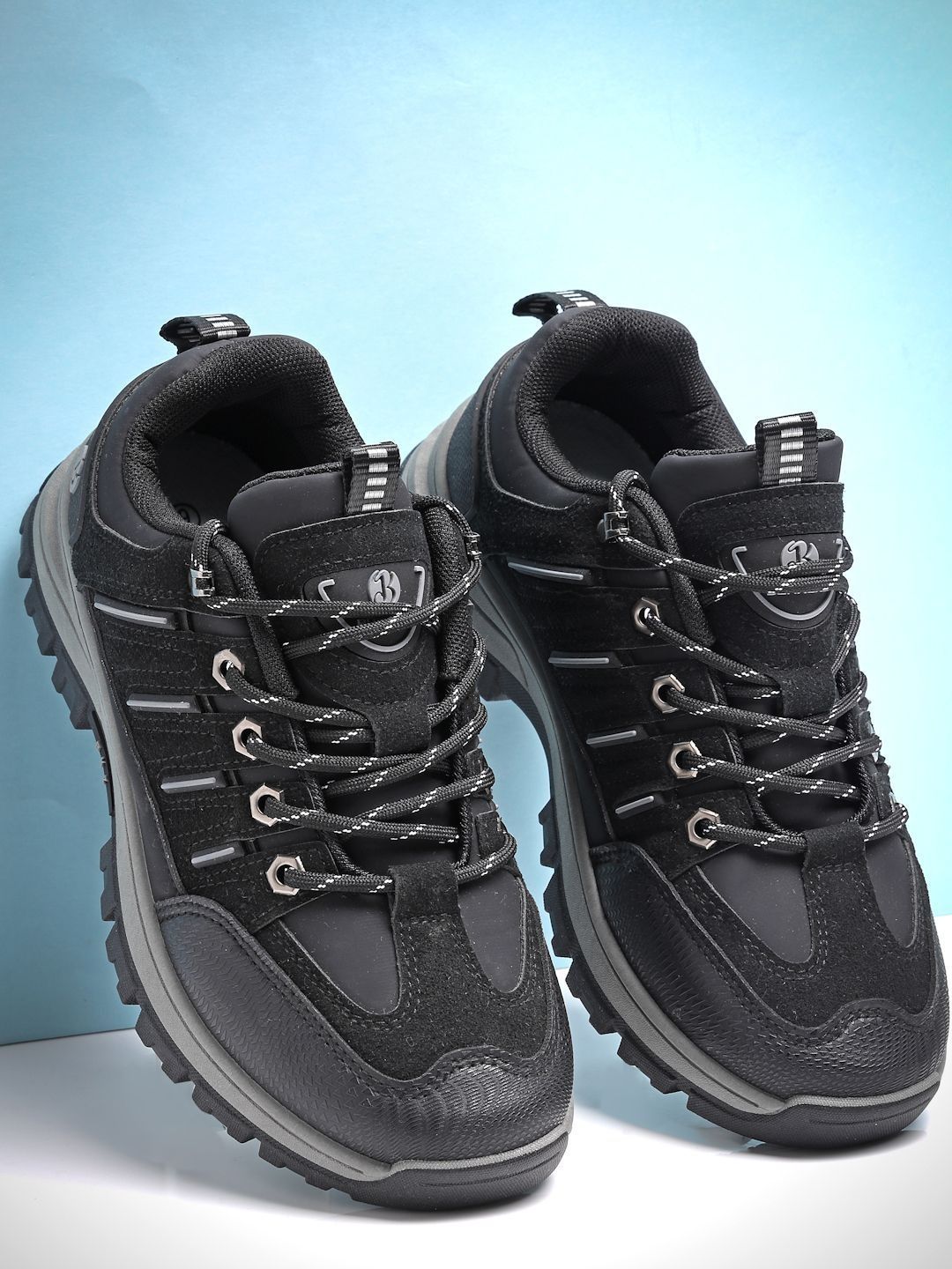 Bonkerz Men Mesh Trekking Non-Marking Shoes