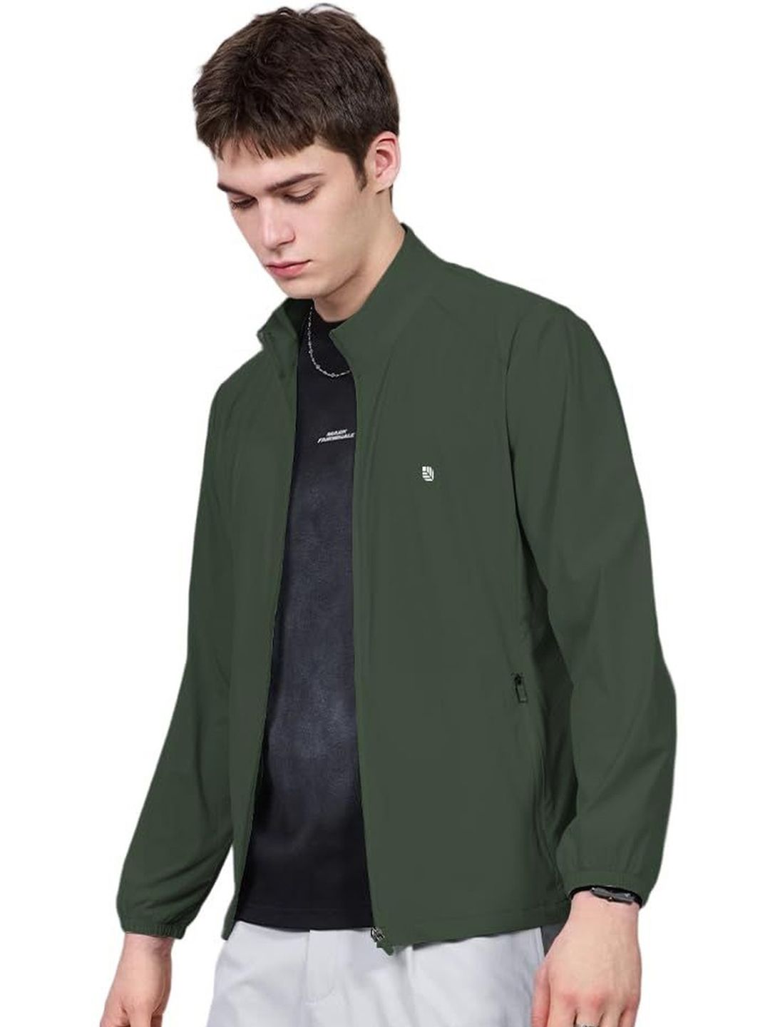 venzina Men Lightweight Outdoor Sporty Jacket
