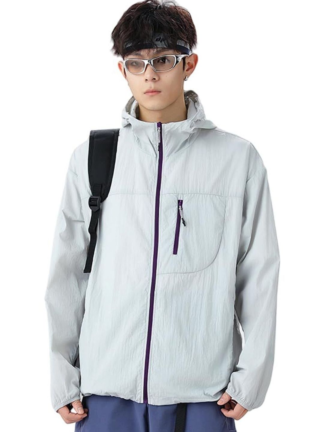 venzina Men Lightweight Outdoor Sporty Jacket