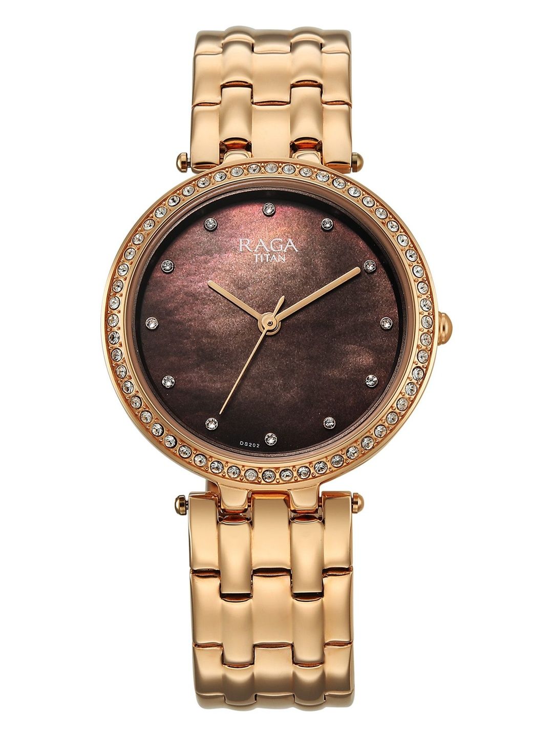 Raga Allure Brown Mother Of Pearl Dial Quartz Analog Watch - 2793WM01