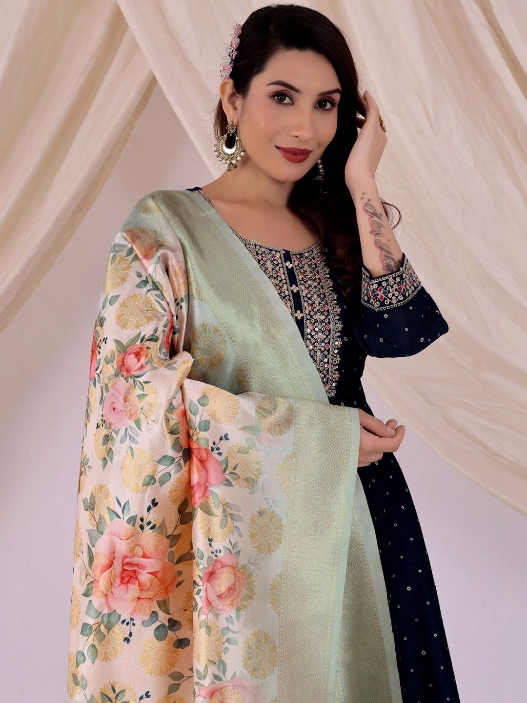HERE&NOW Printed Dupatta