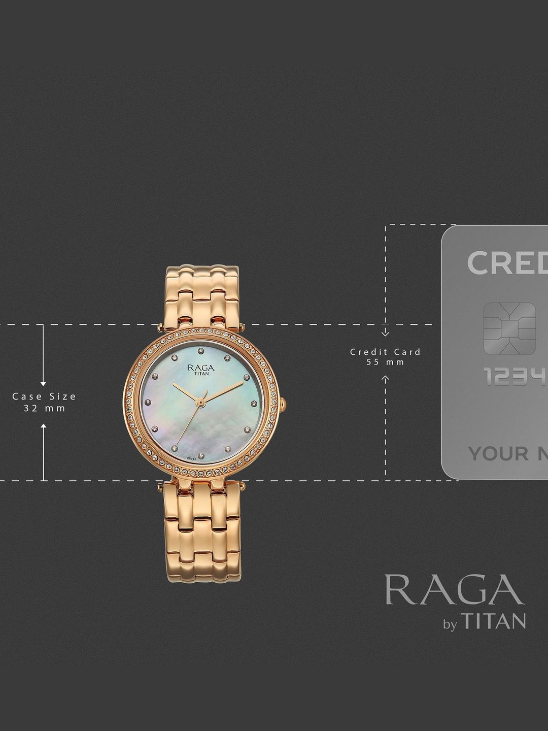 Raga Allure White Mother Of Pearl Dial Quartz Analog Watch - 2793WM02