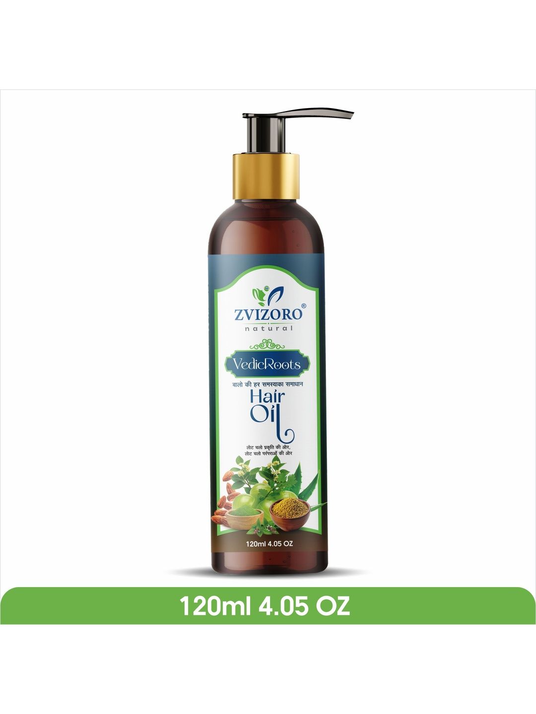 ZVIZORO Vedic Roots Hair Oil For Hair Growth - 120 ml