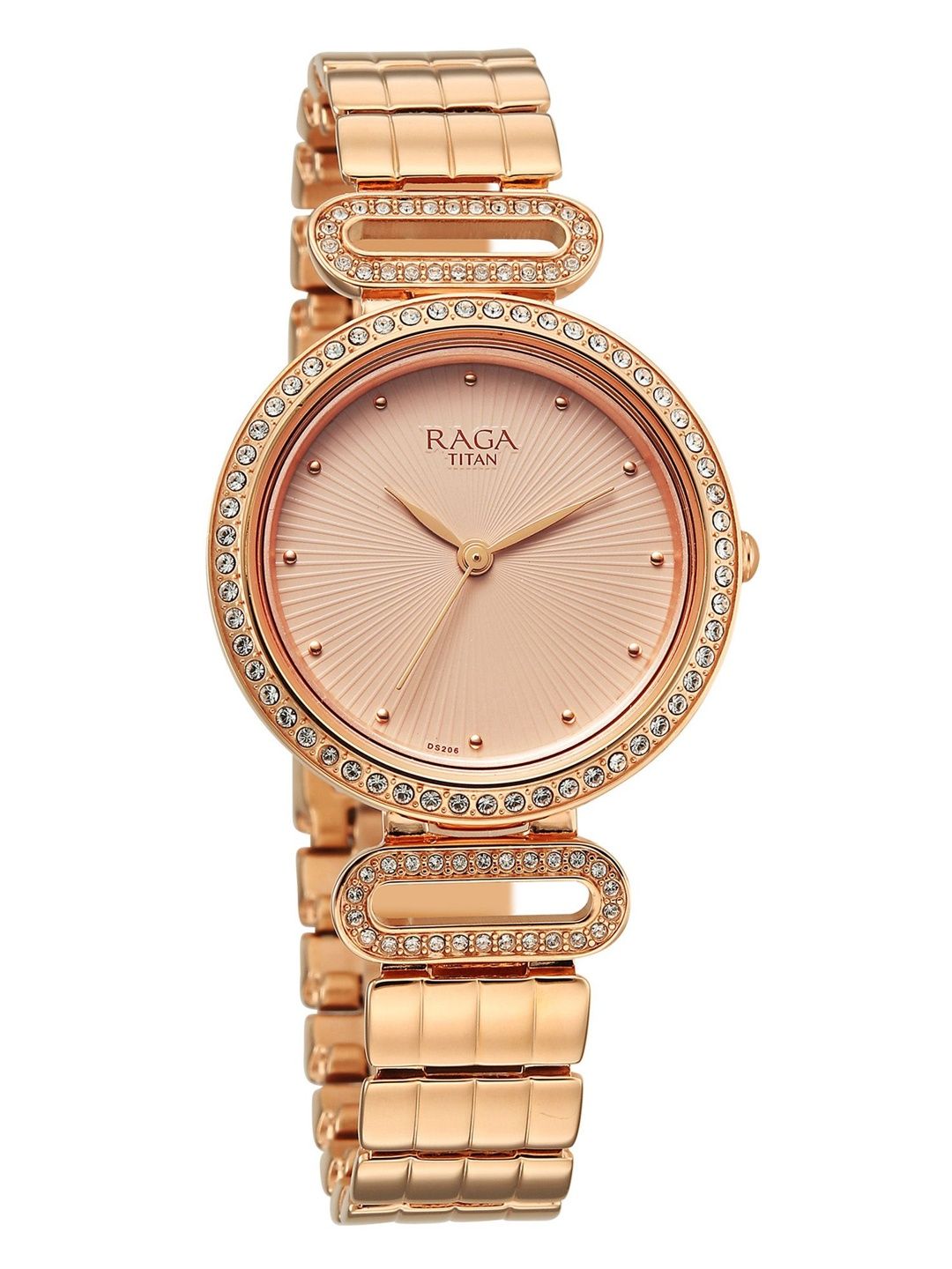 Raga Allure Rose Gold Dial Quartz Analog Watch - 2796WM01
