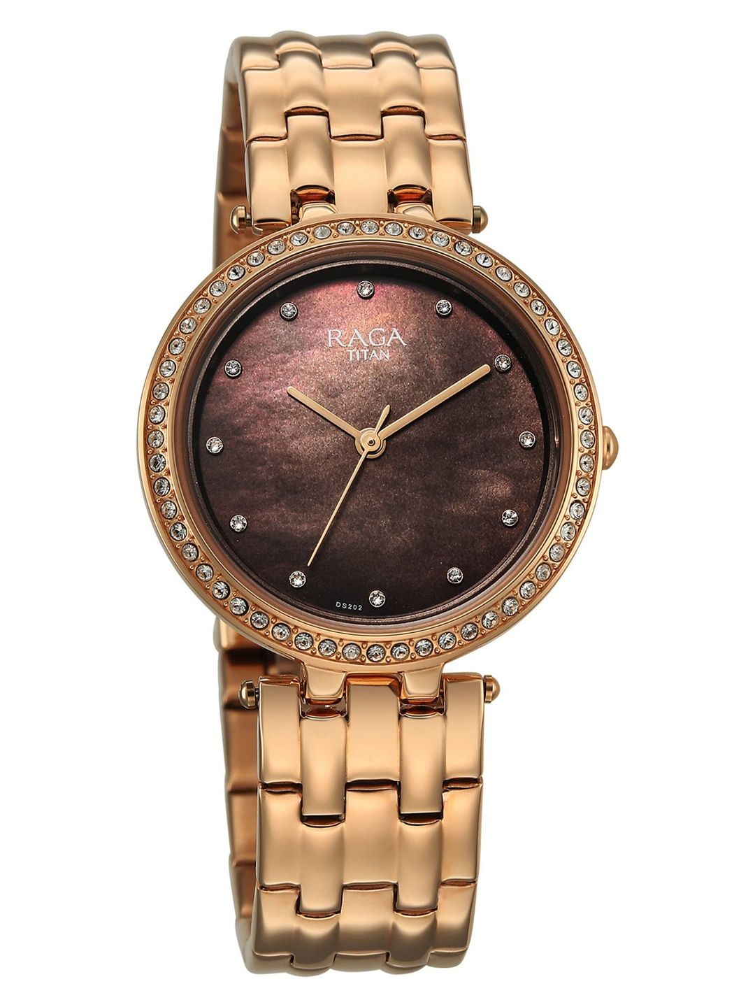 Raga Allure Brown Mother Of Pearl Dial Quartz Analog Watch - 2793WM01