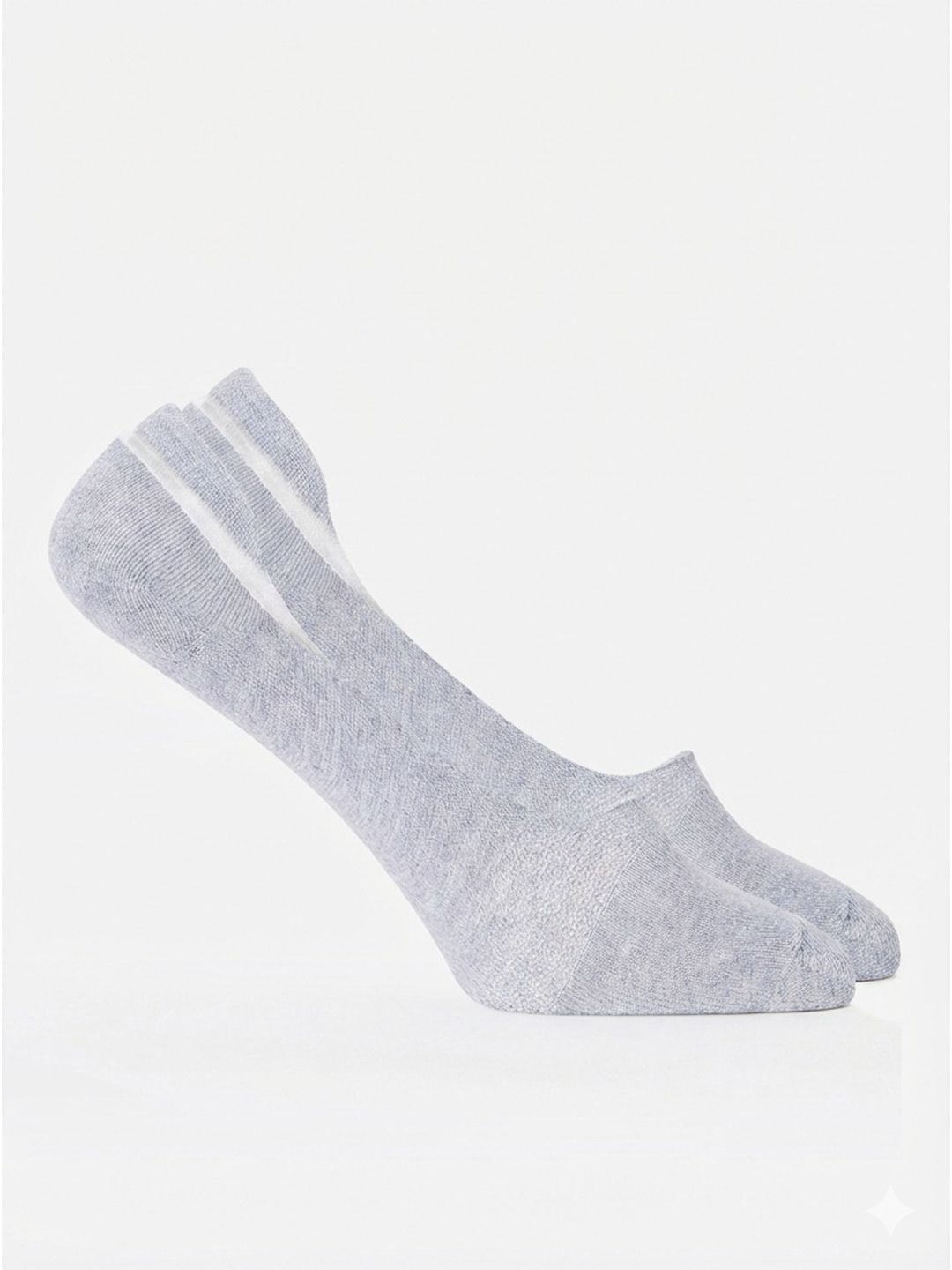 SZN Men Pack of 2 Cotton Blend Shoe Liners Socks