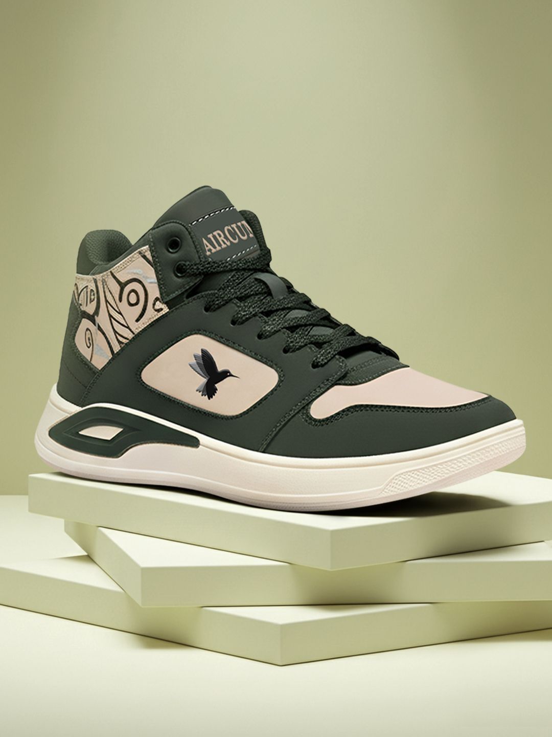 Aircum Men High-Top Walking Non-Marking Shoes