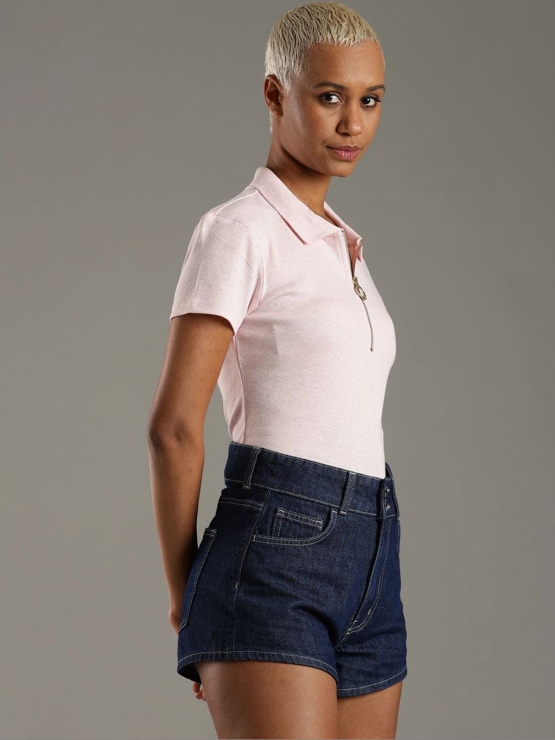 Polo Collar Slim Fit T-shirt