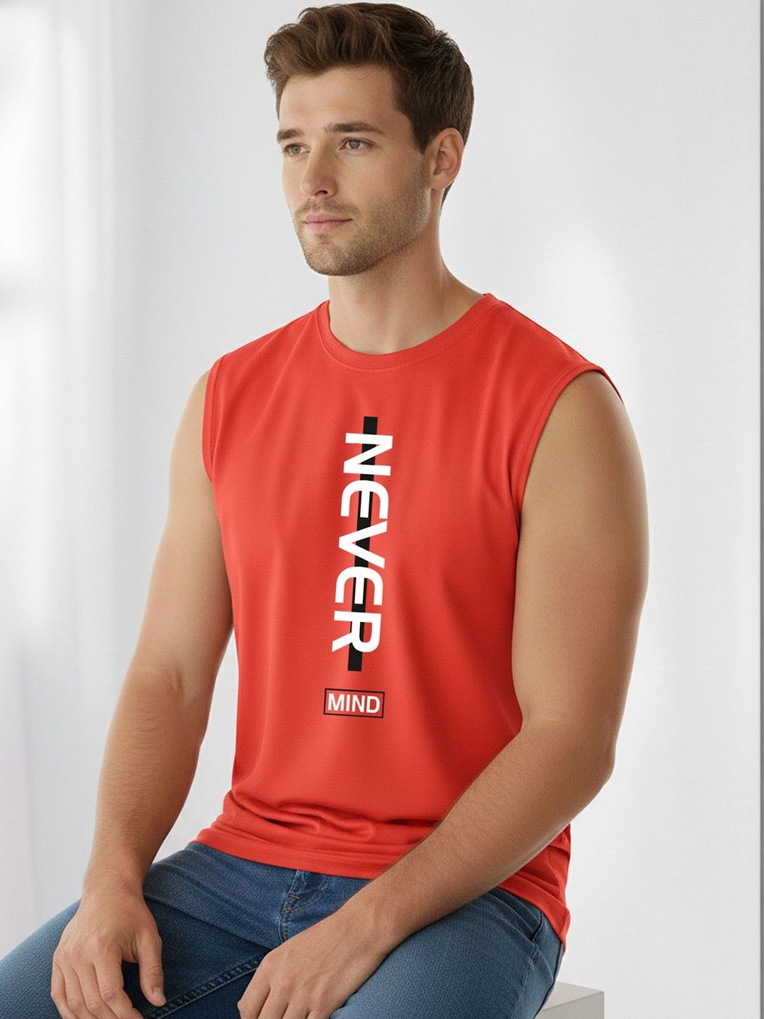 TEEFOX Men Typography Printed T-shirt