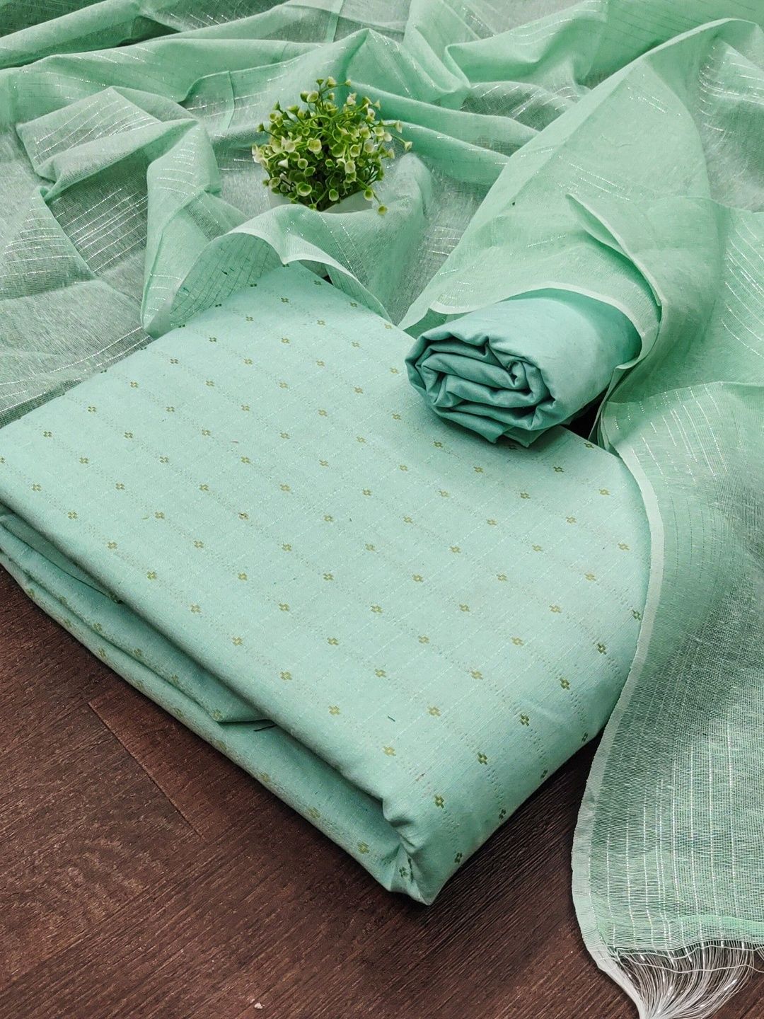 Dhaaga Ghar Printed Unstitched Dress Material