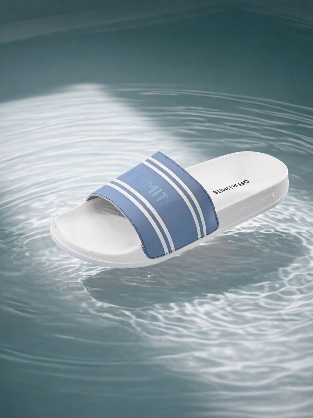 OFF LIMITS Men Striped Sliders