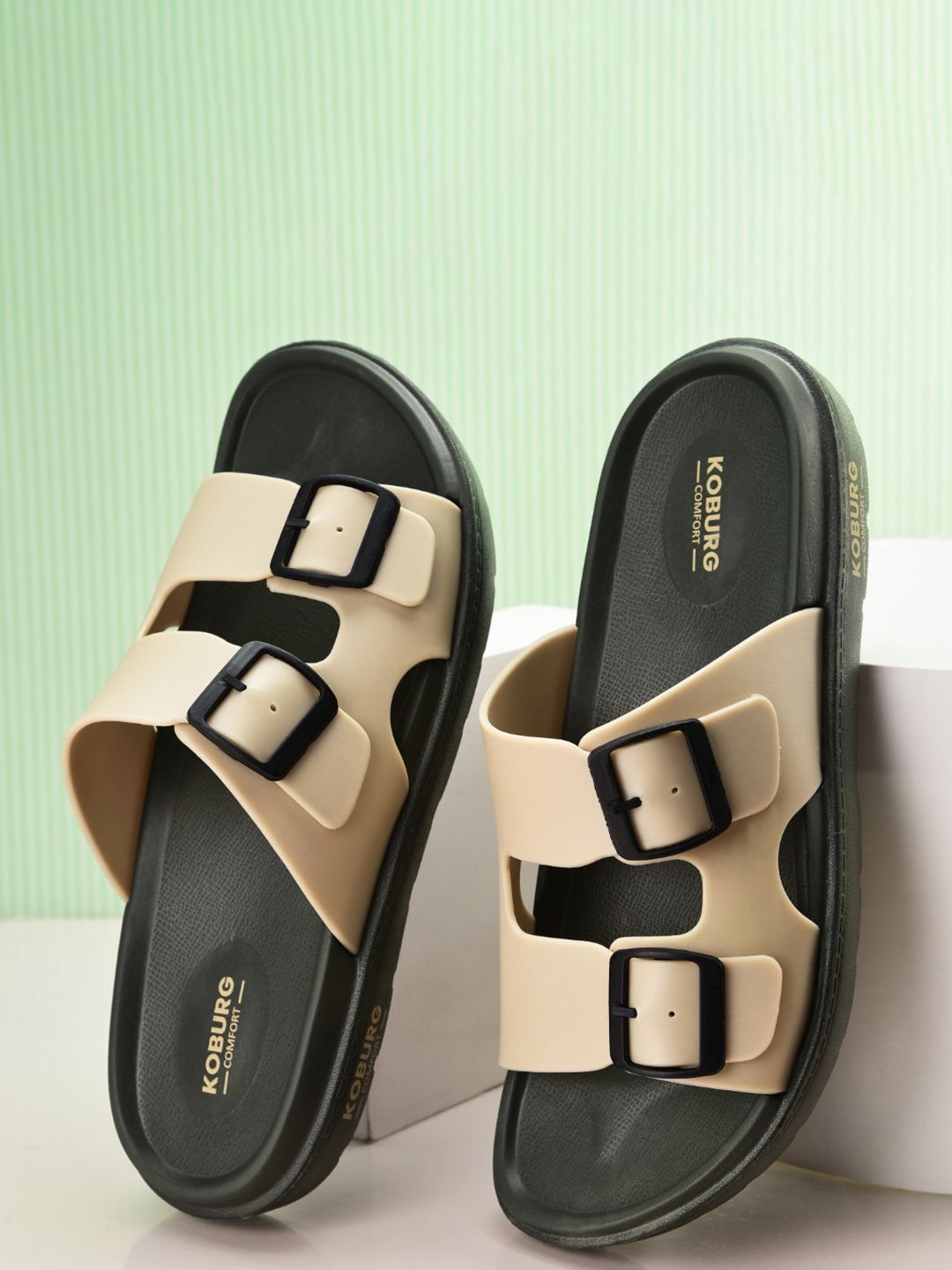 Koburg Classic Men Comfortable Extra Soft Slide Lightweight Eva Slip-on Sandals