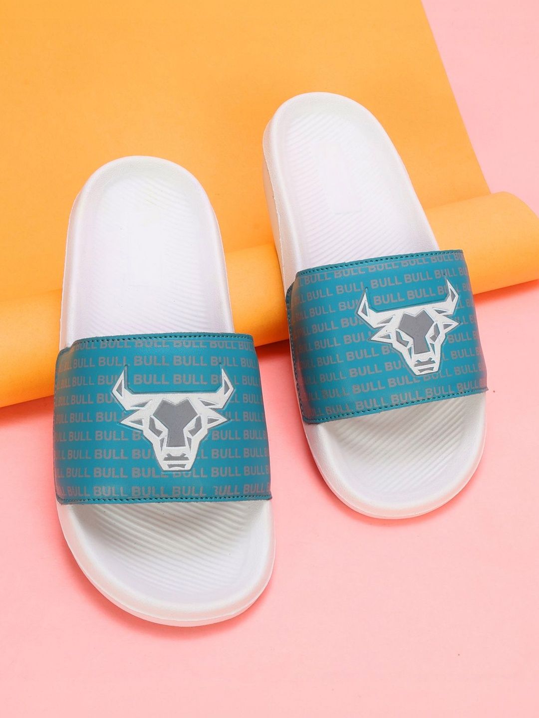 PERY PAO Men Printed Sliders