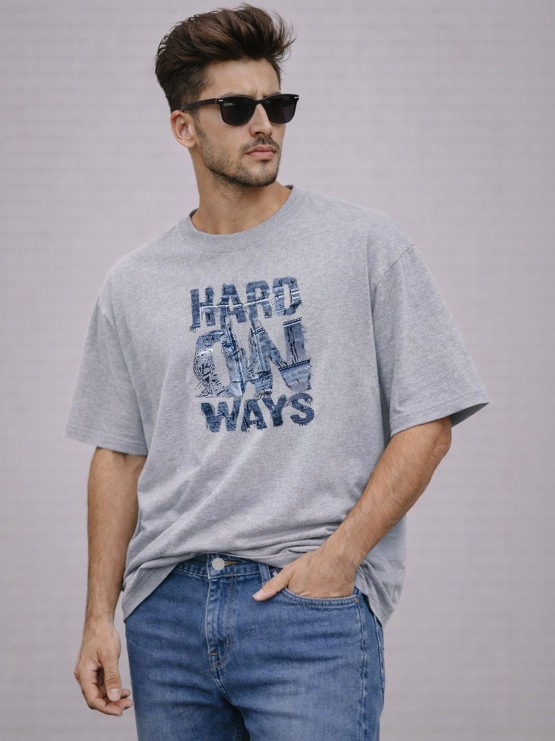 Moda Rapido Men Typography Printed T-shirt