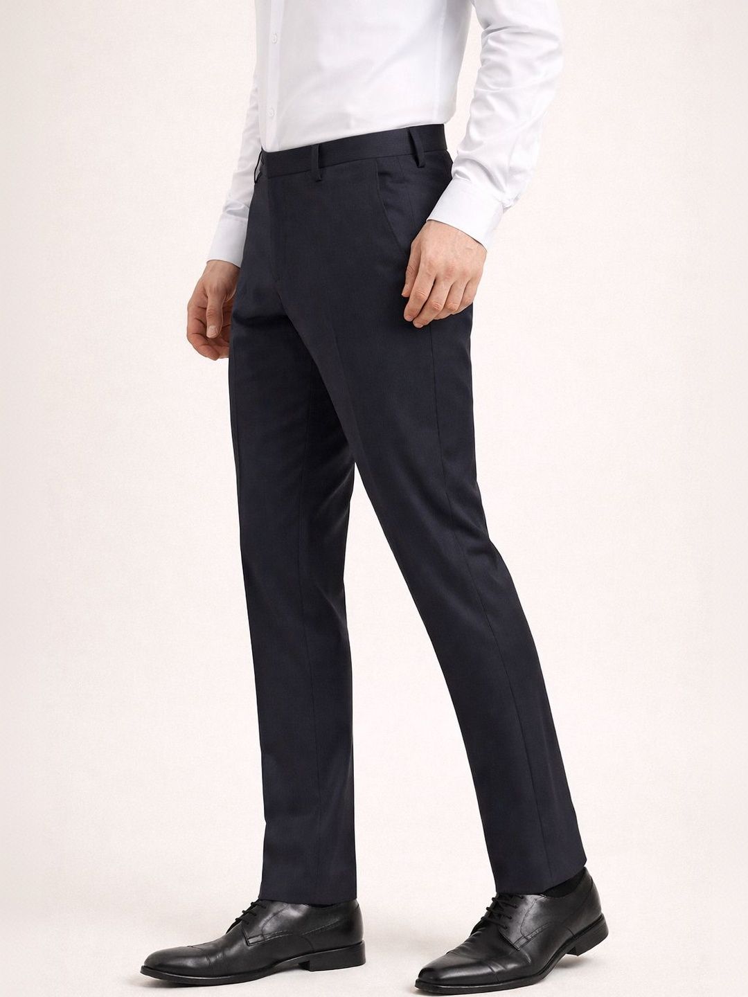INVICTUS Men Comfort Wrinkle Free Trousers