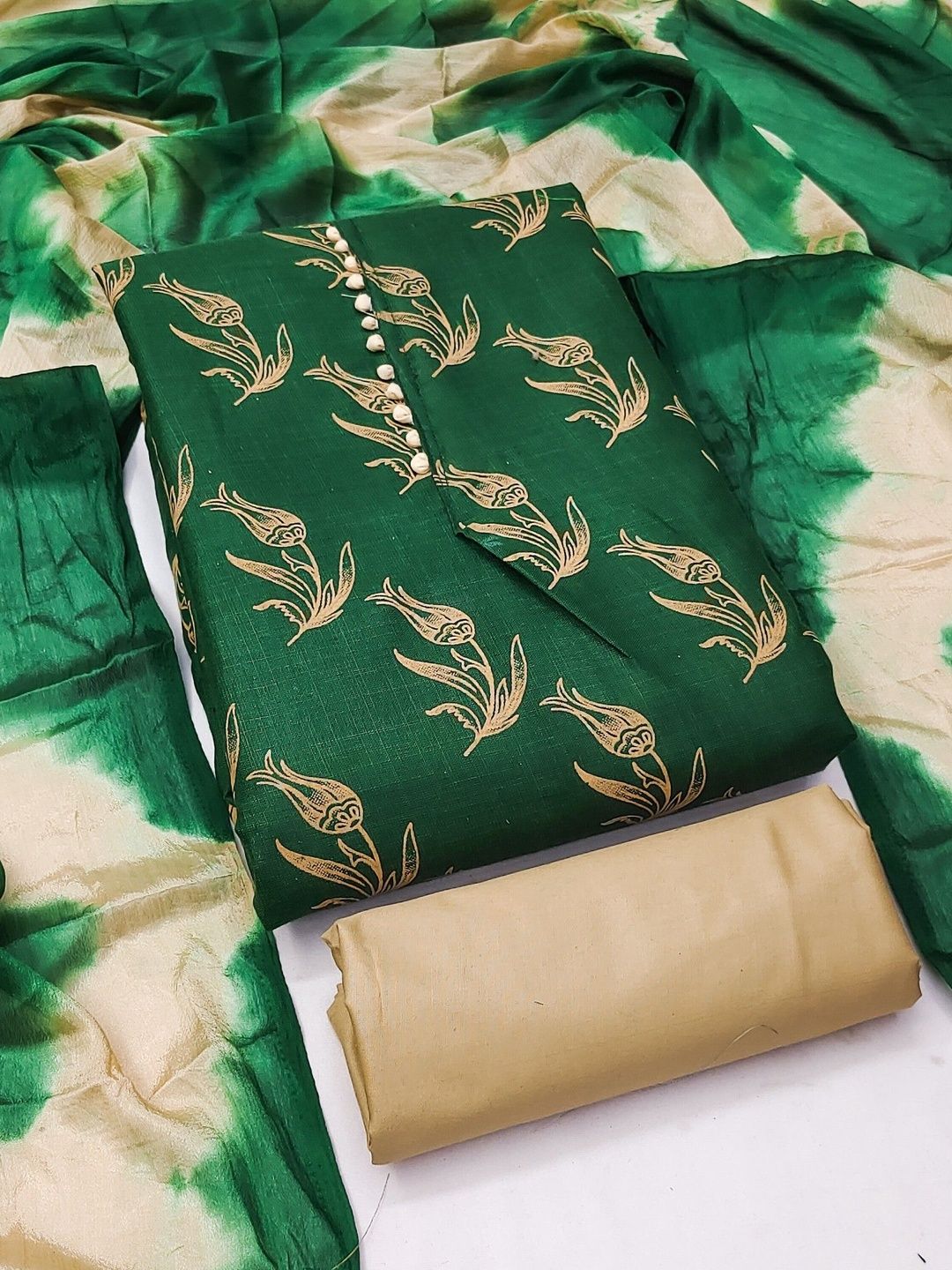 Dhaaga Ghar Printed Unstitched Dress Material