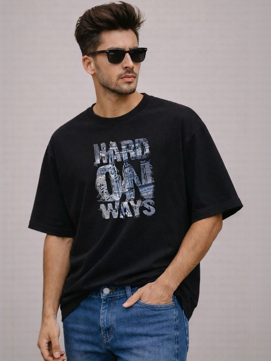 Moda Rapido Men Typography Printed T-shirt