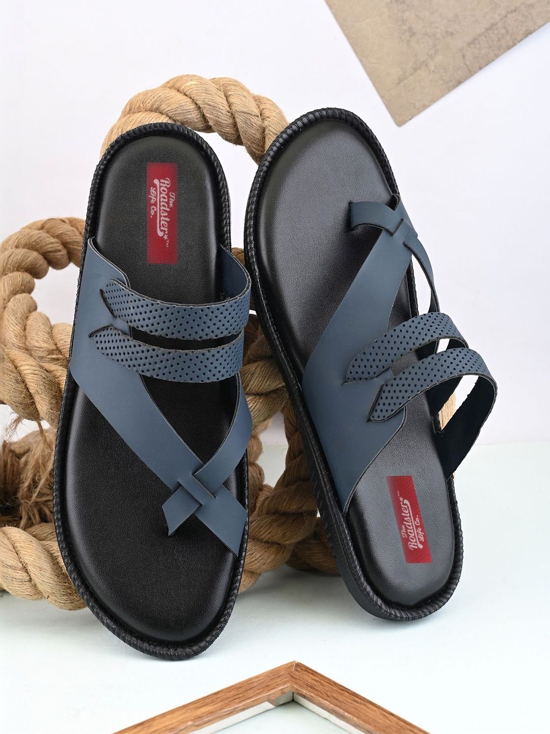 The Roadster Lifestyle Co Men Slip-On Comfort Sandals
