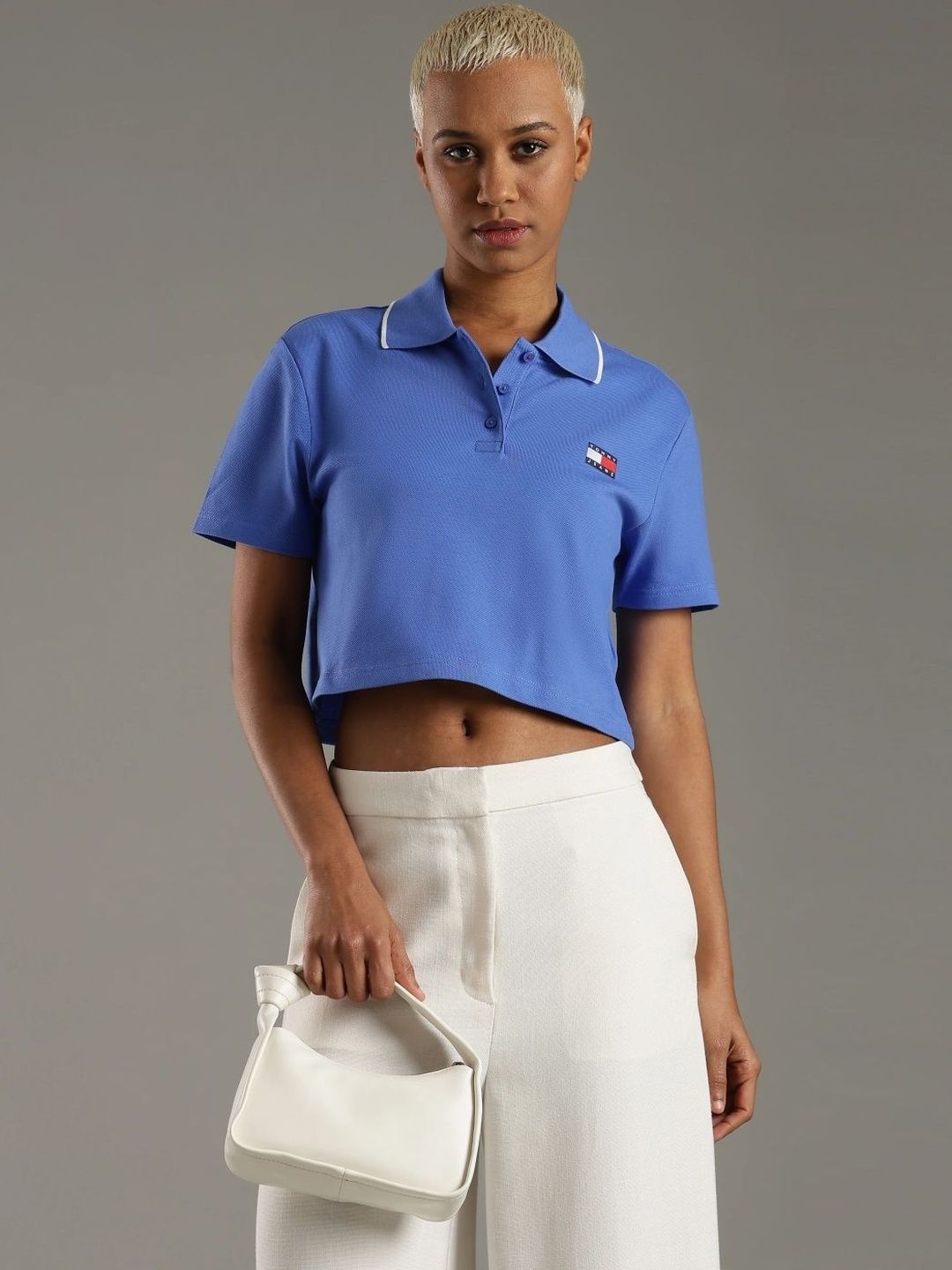 Brand Logo Polo Collar T-shirt