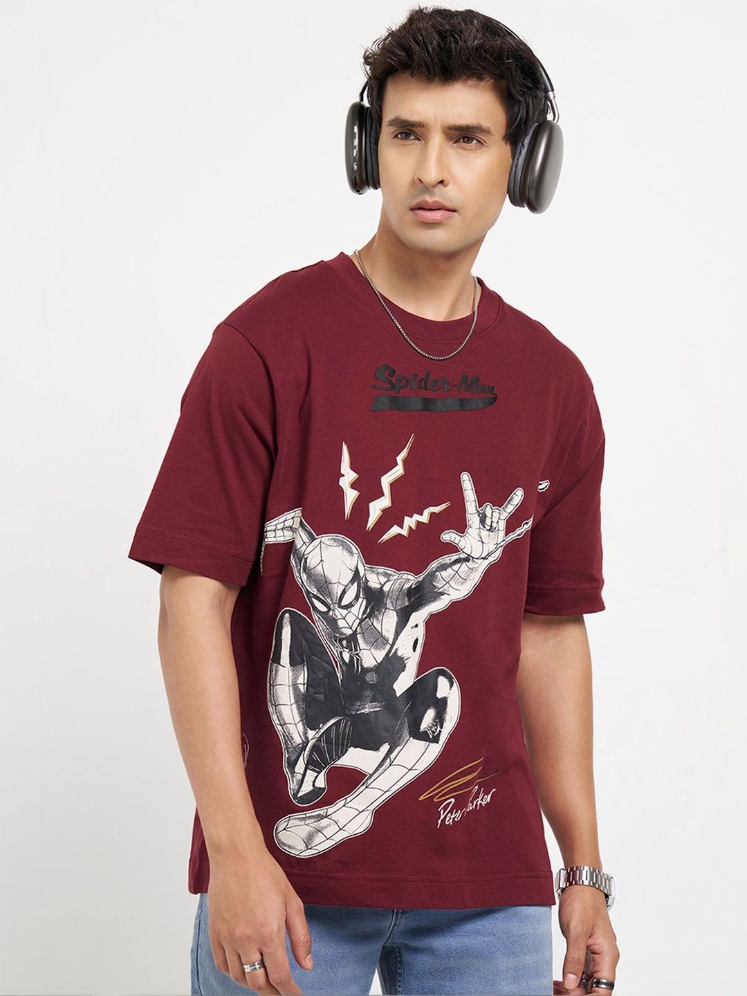 SF JEANS by Pantaloons Men Printed T-shirt