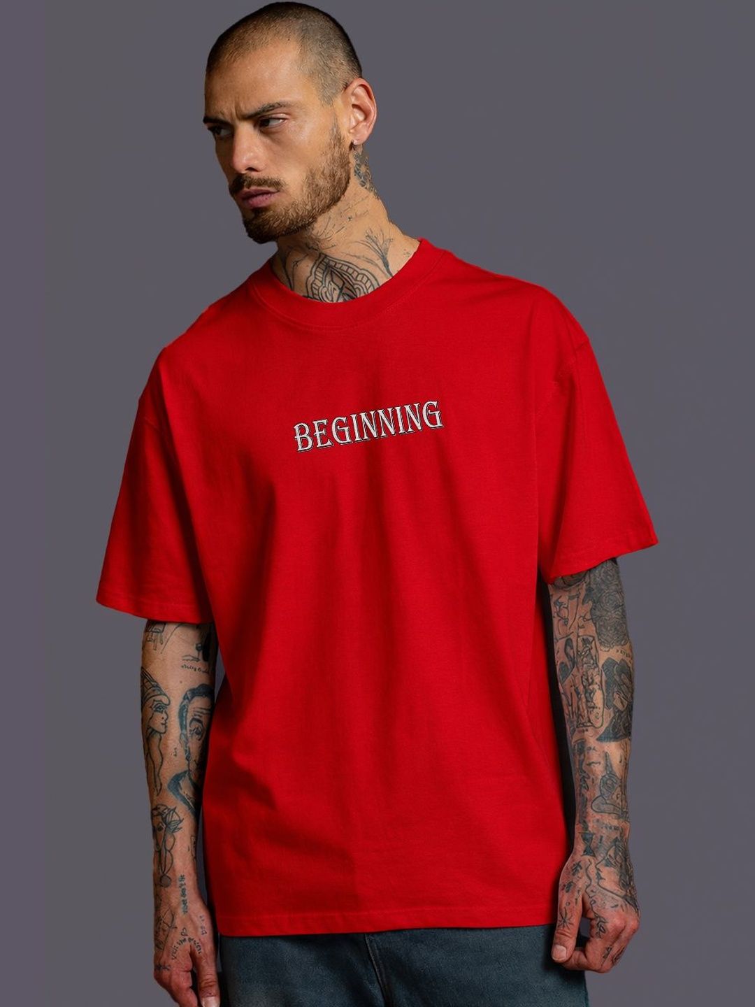 BDSQUARE Men Printed T-shirt