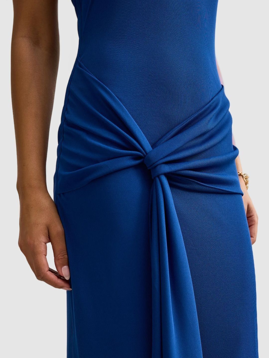 Halter Neck Sheath Maxi Dress