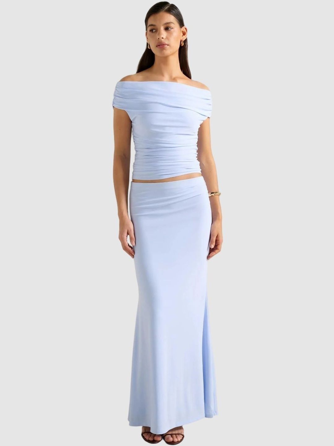 Knits Maxi Straight Skirt