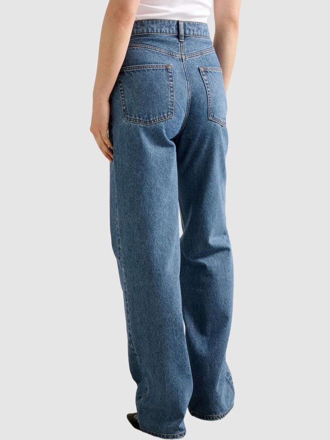 Regular Fit High-Rise Light Fade Jeans