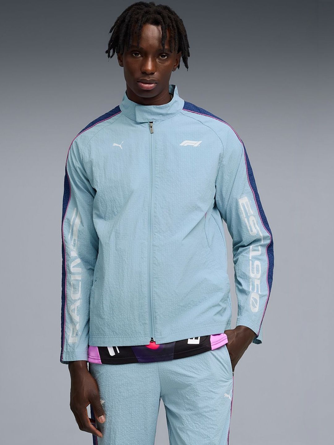 PUMA Motorsport Men Typography Lightweight Sporty Jacket