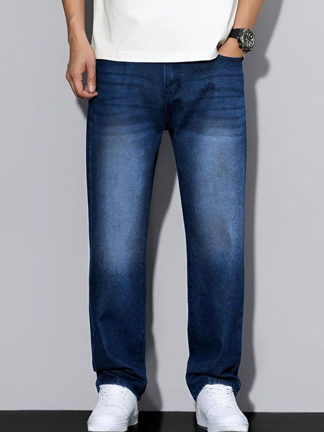 Ben Martin Men Jean High-Rise Light Fade Stretchable Jeans