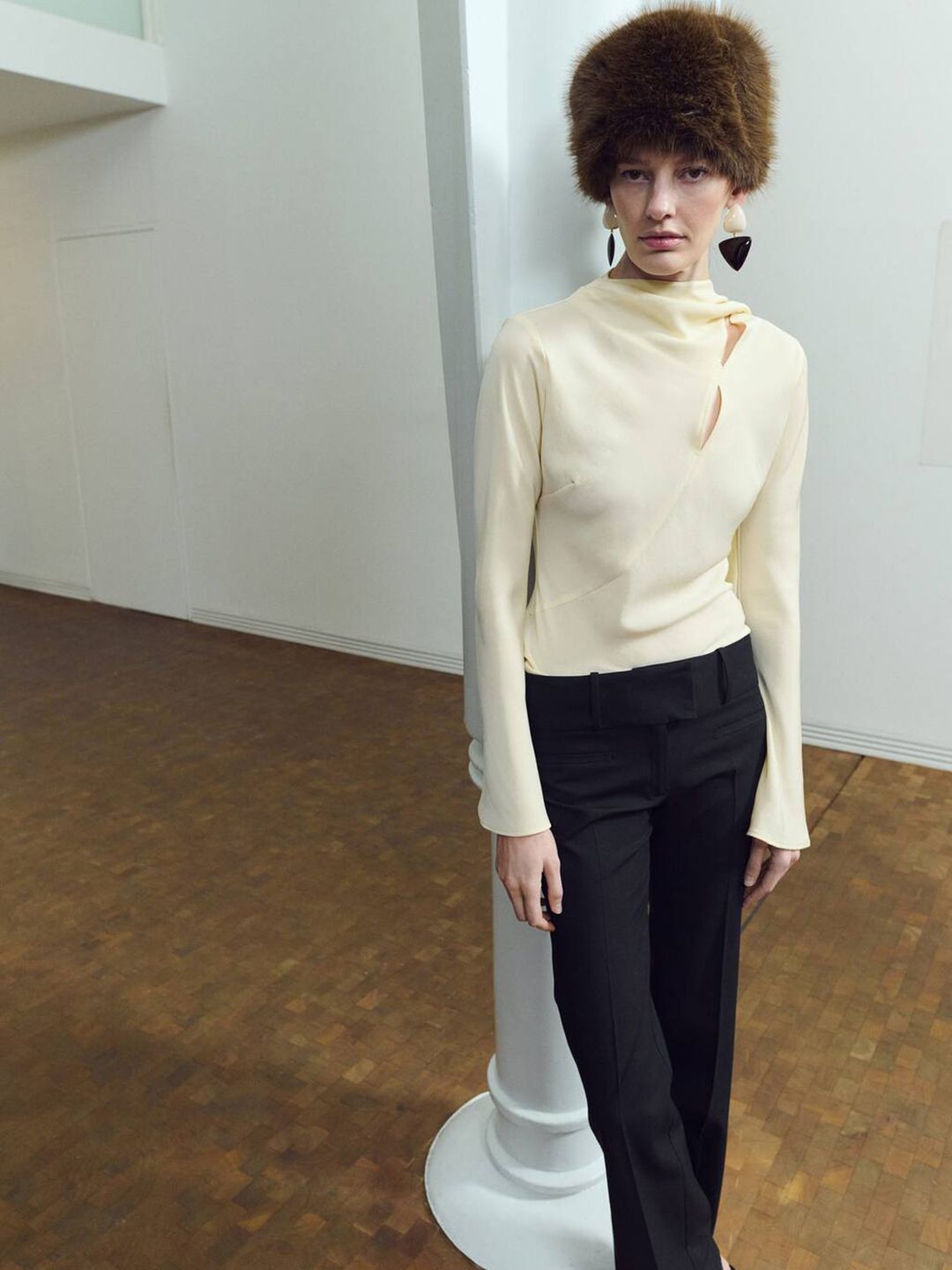 Cowl Neck Casual Top
