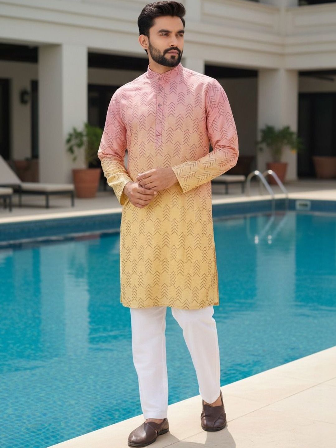 MAITHILI CREATION Men Embroidered Kurta