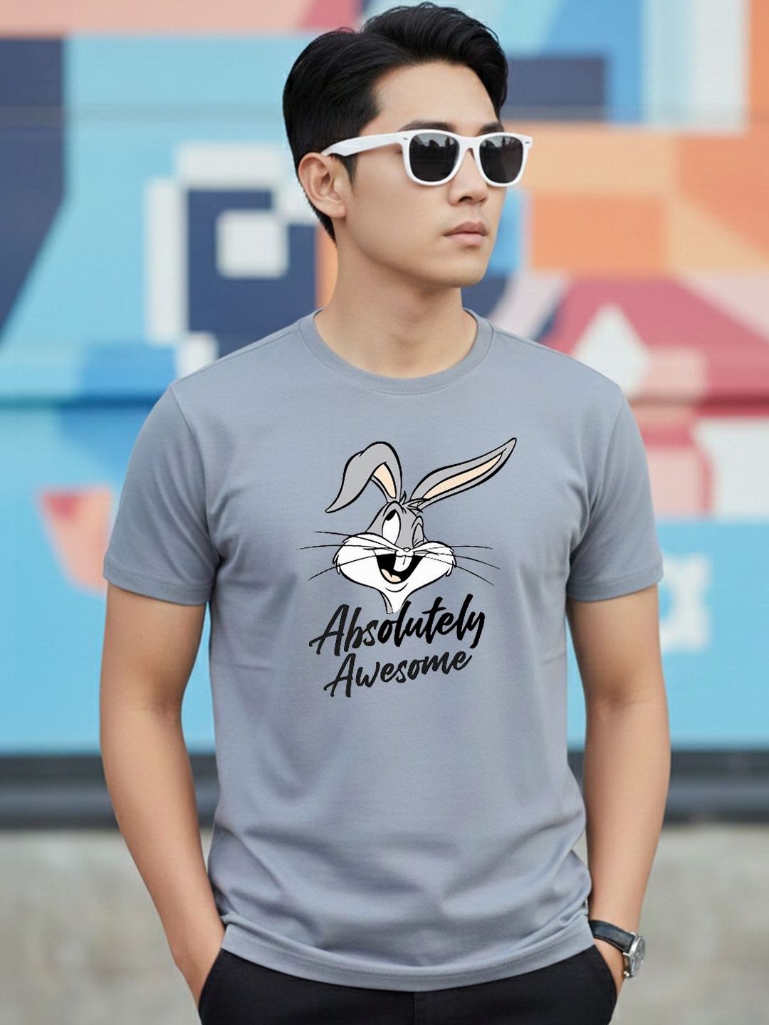 Greylongg Men Printed T-shirt