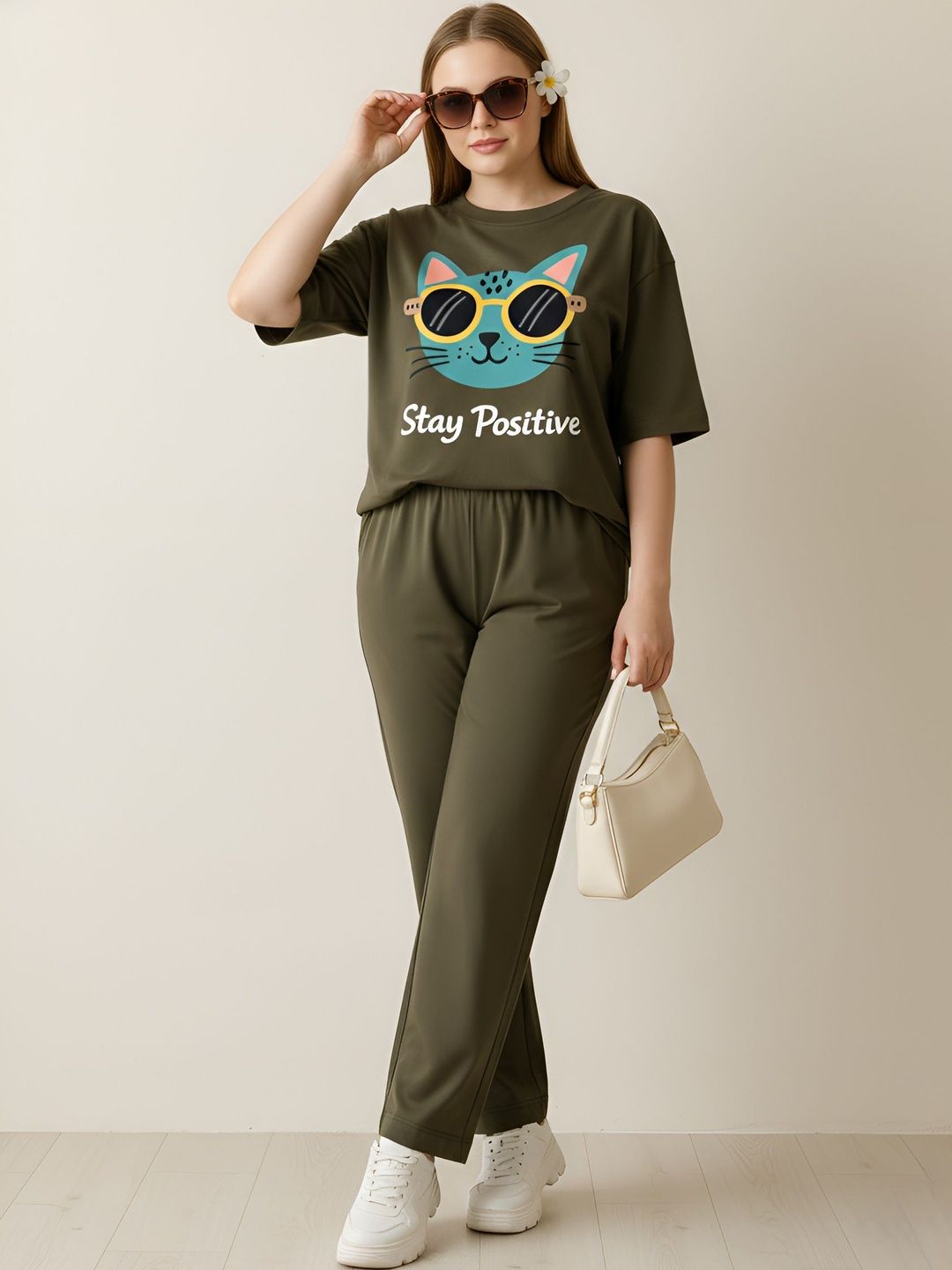 My Swag Printed T-shirt with Trousers