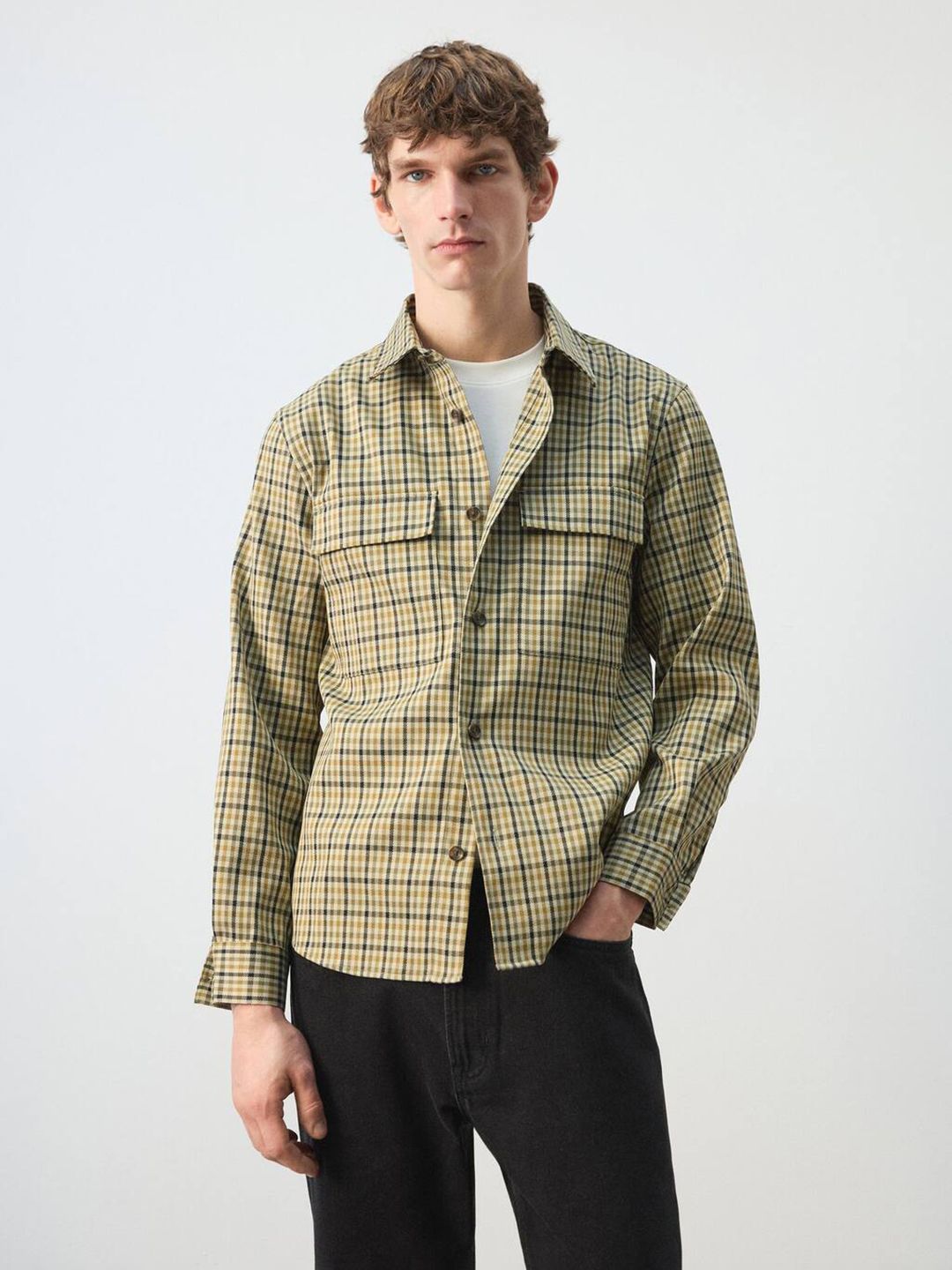 MANGO MAN Checked Tailored Jacket
