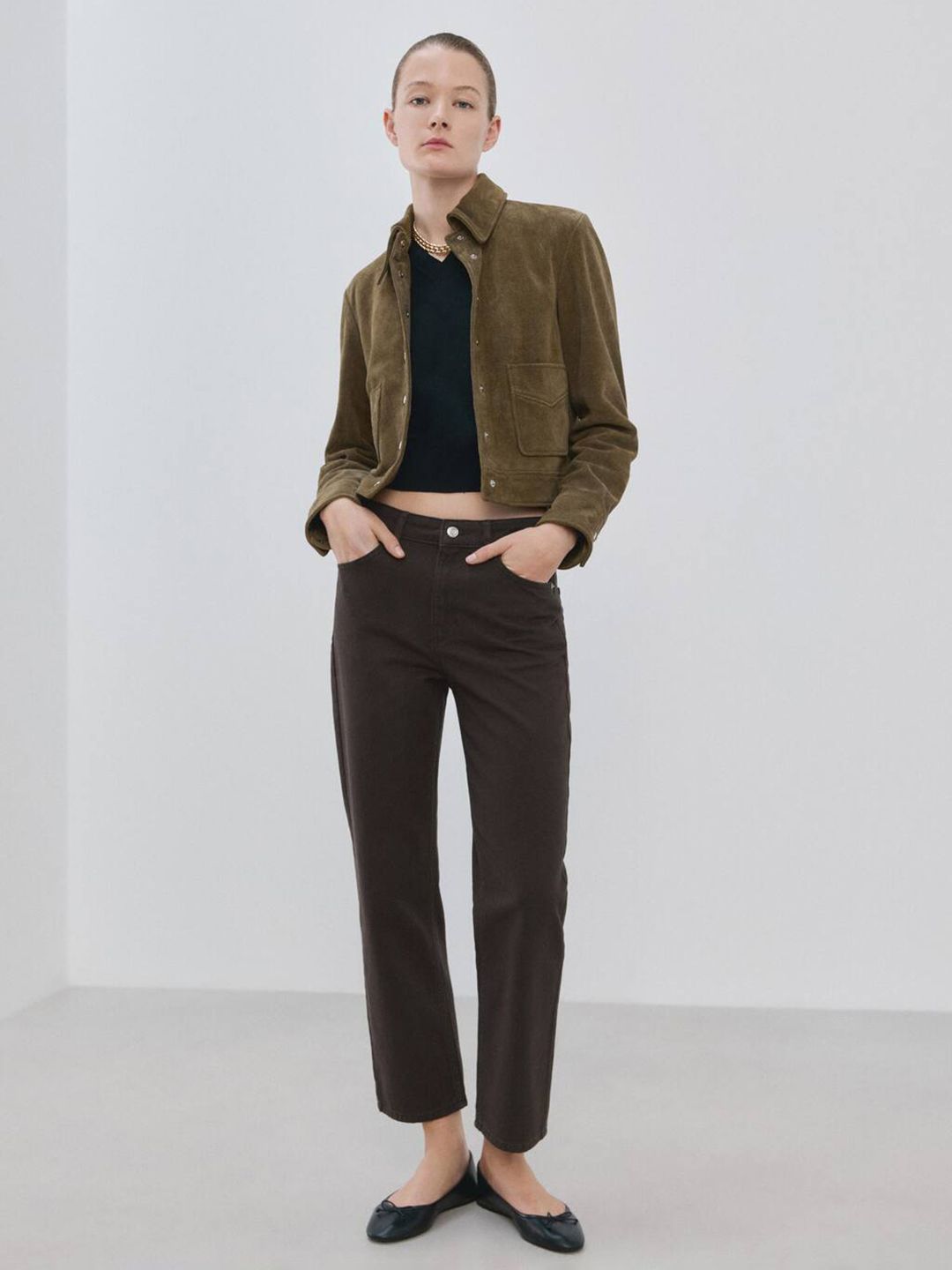 Straight Fit Mid-Rise Pure Cotton Jeans