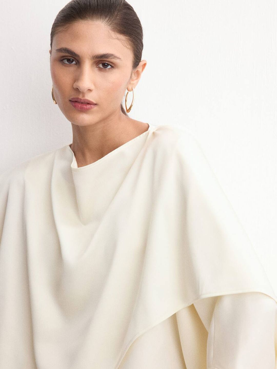 Layered Cuffed Sleeves Top