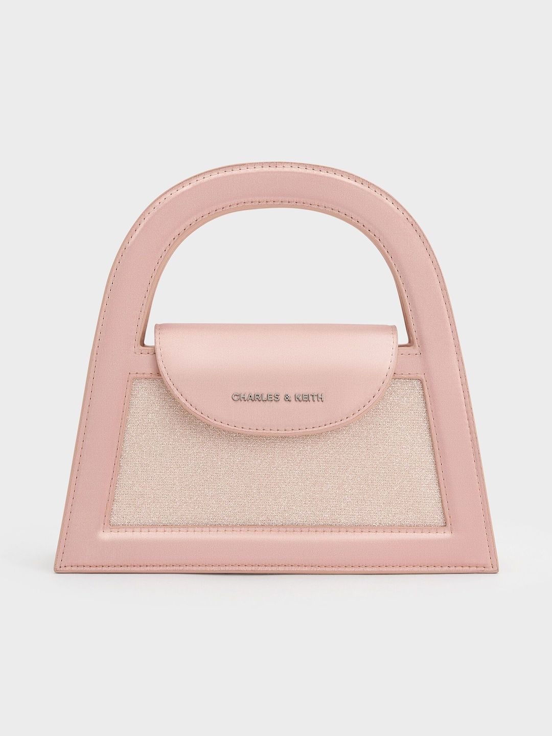 Este Glittered Top Handle Bag