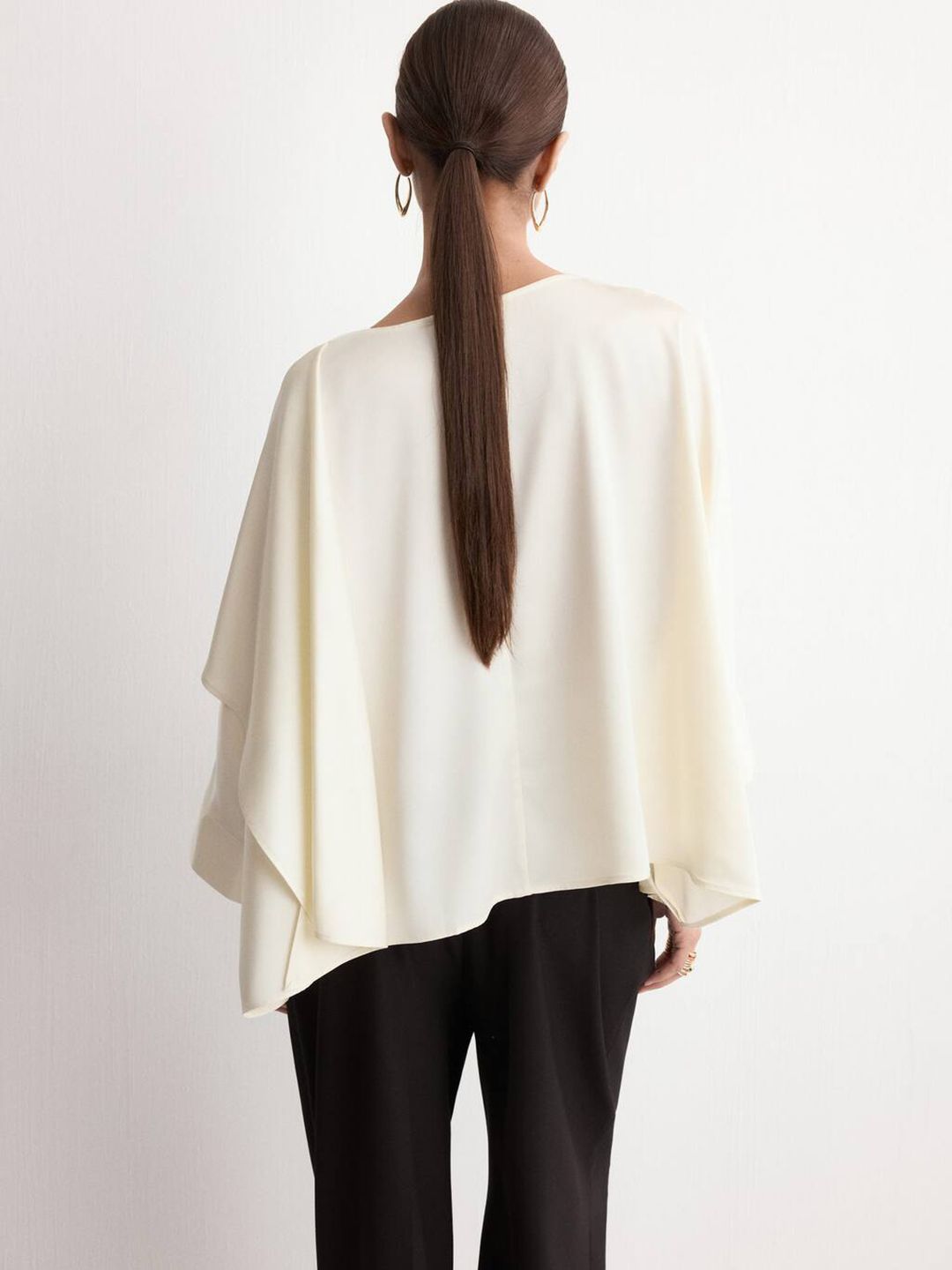 Layered Cuffed Sleeves Top