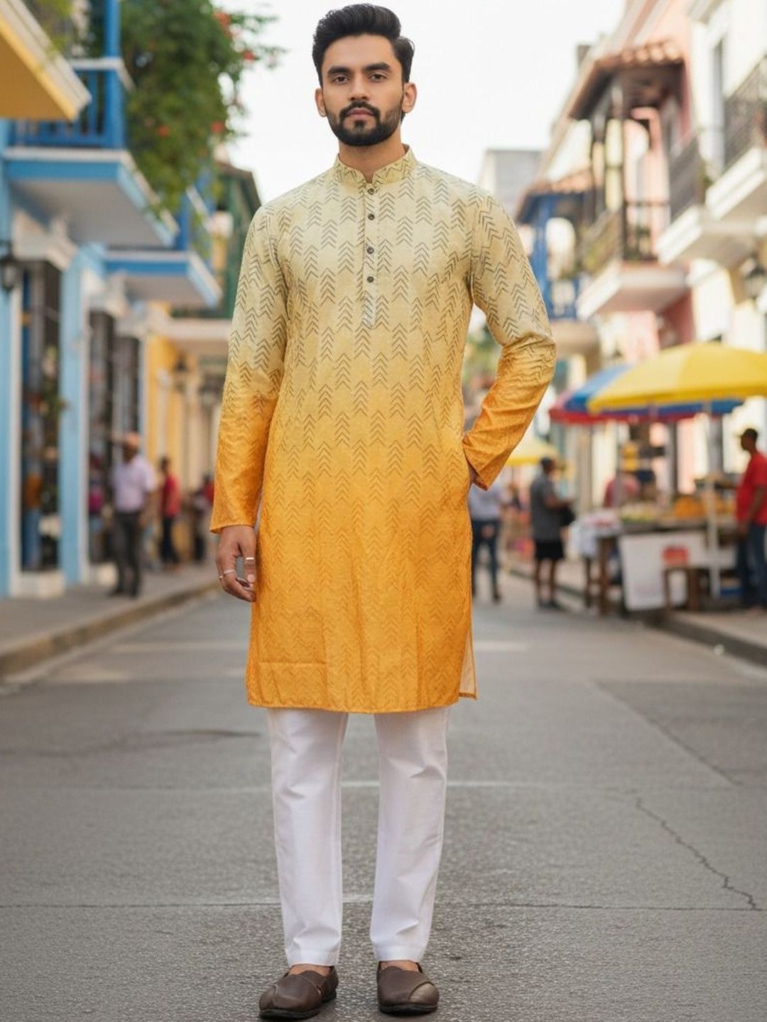 MAITHILI CREATION Men Embroidered Kurta