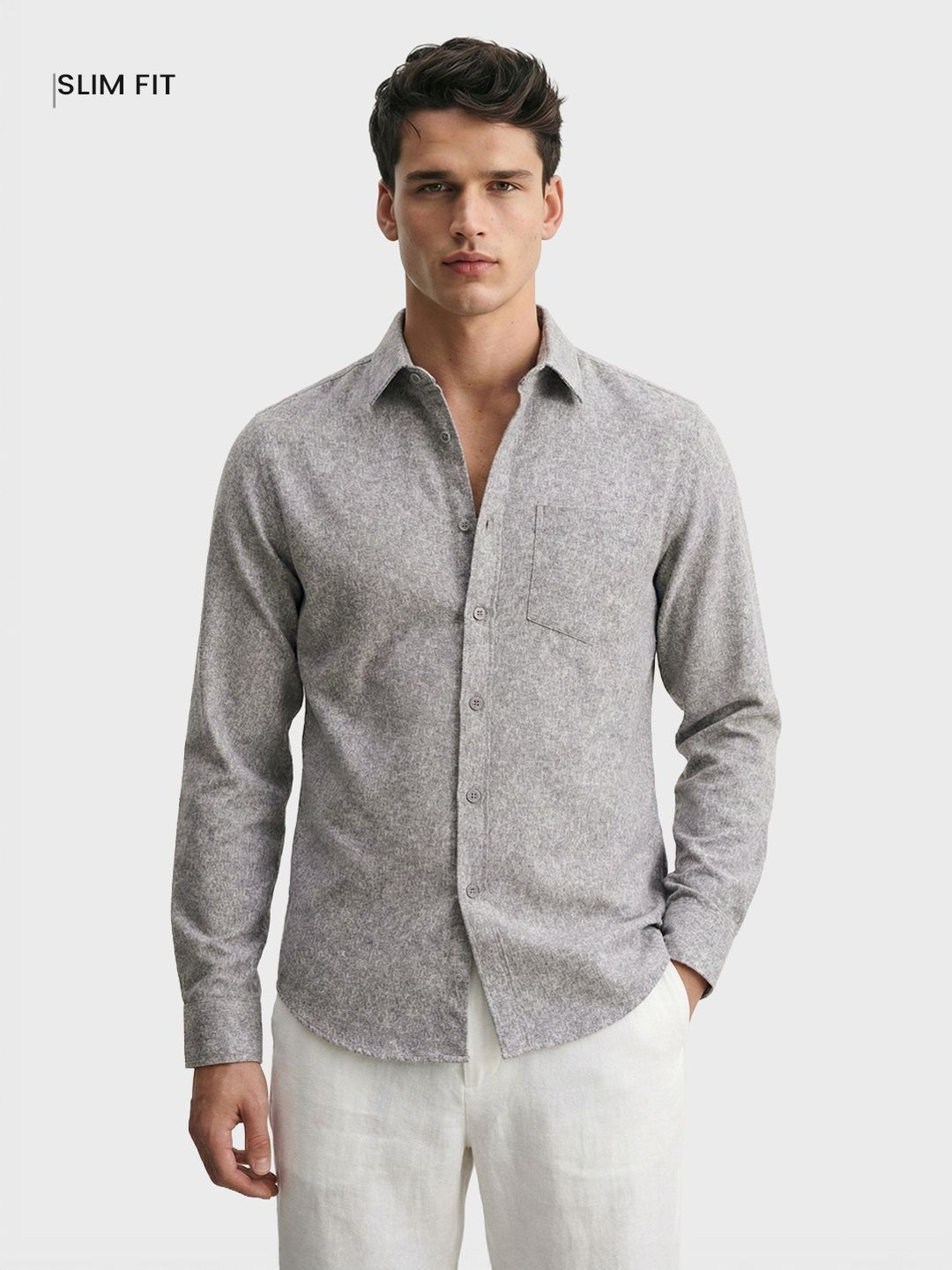 The Indian Garage Co Men Slim Fit Casual Shirt