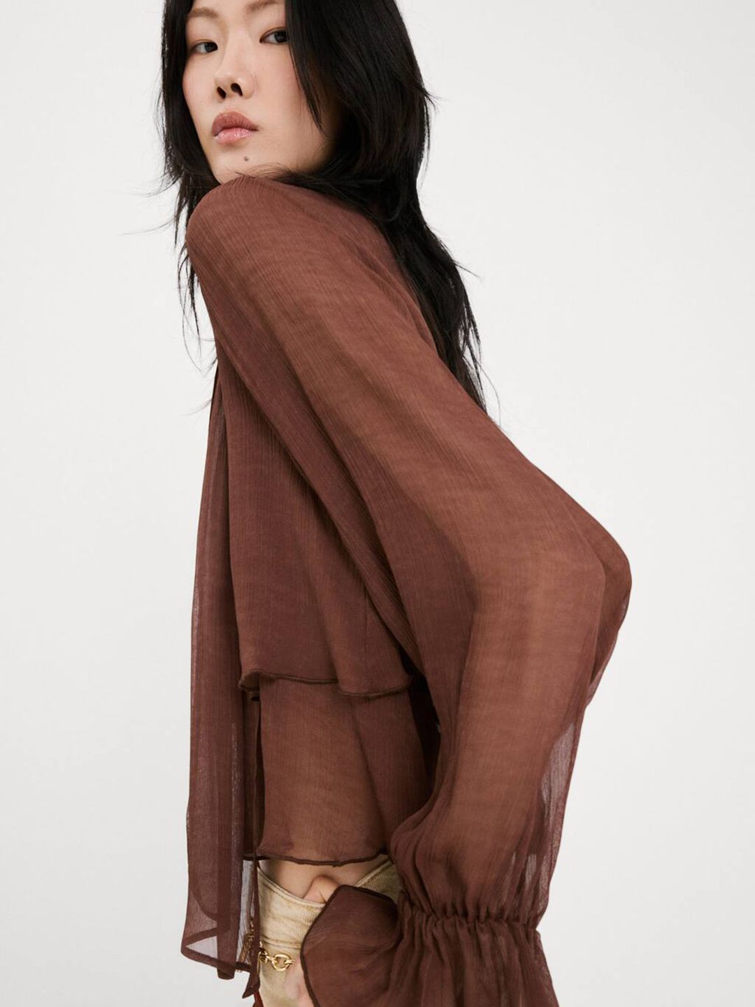 High Neck Layered Top