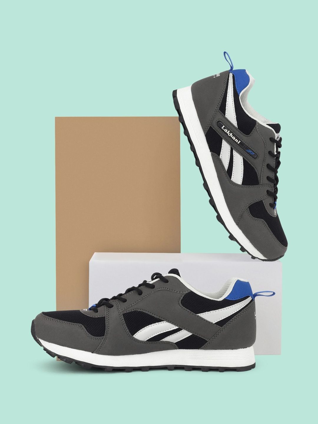 Lakhani Vardaan Men Mesh Running Non-Marking Shoes