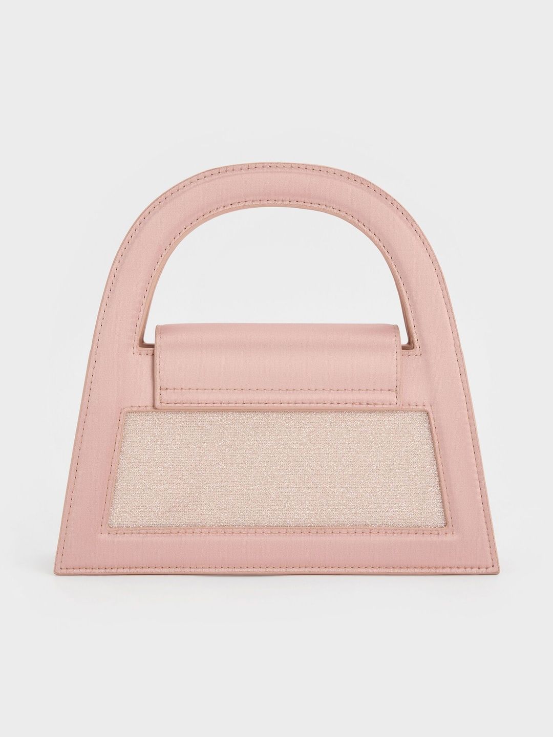 Este Glittered Top Handle Bag