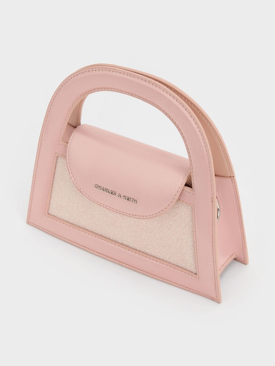 Este Glittered Top Handle Bag