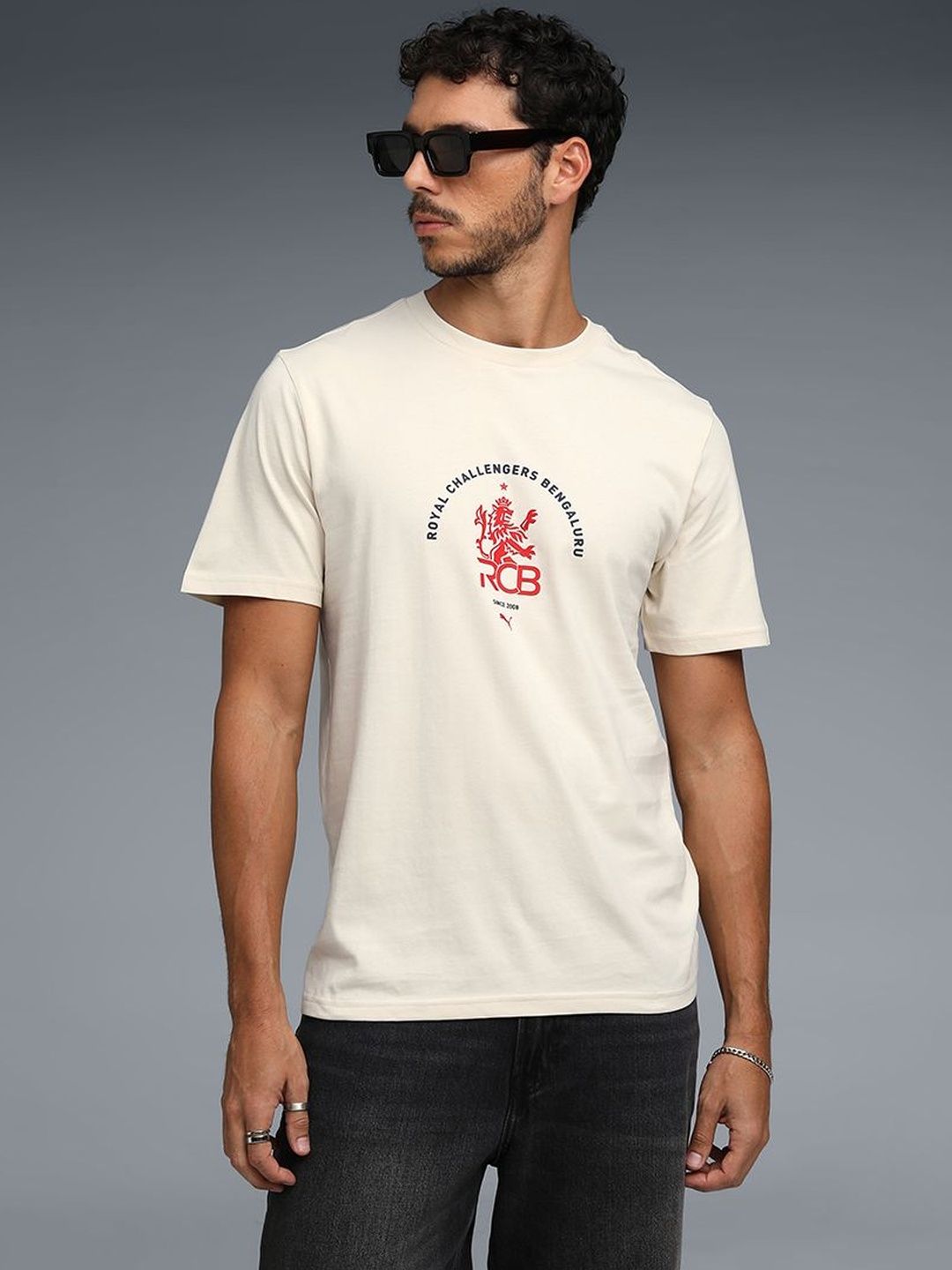 Puma x RCB 2026 Men's Logo Print Tee