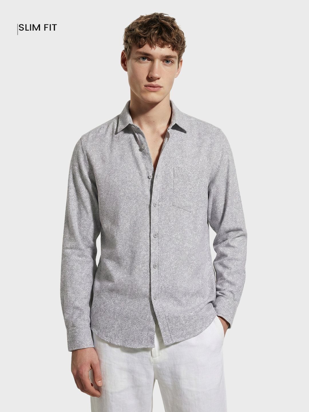 The Indian Garage Co Men Slim Fit Casual Shirt