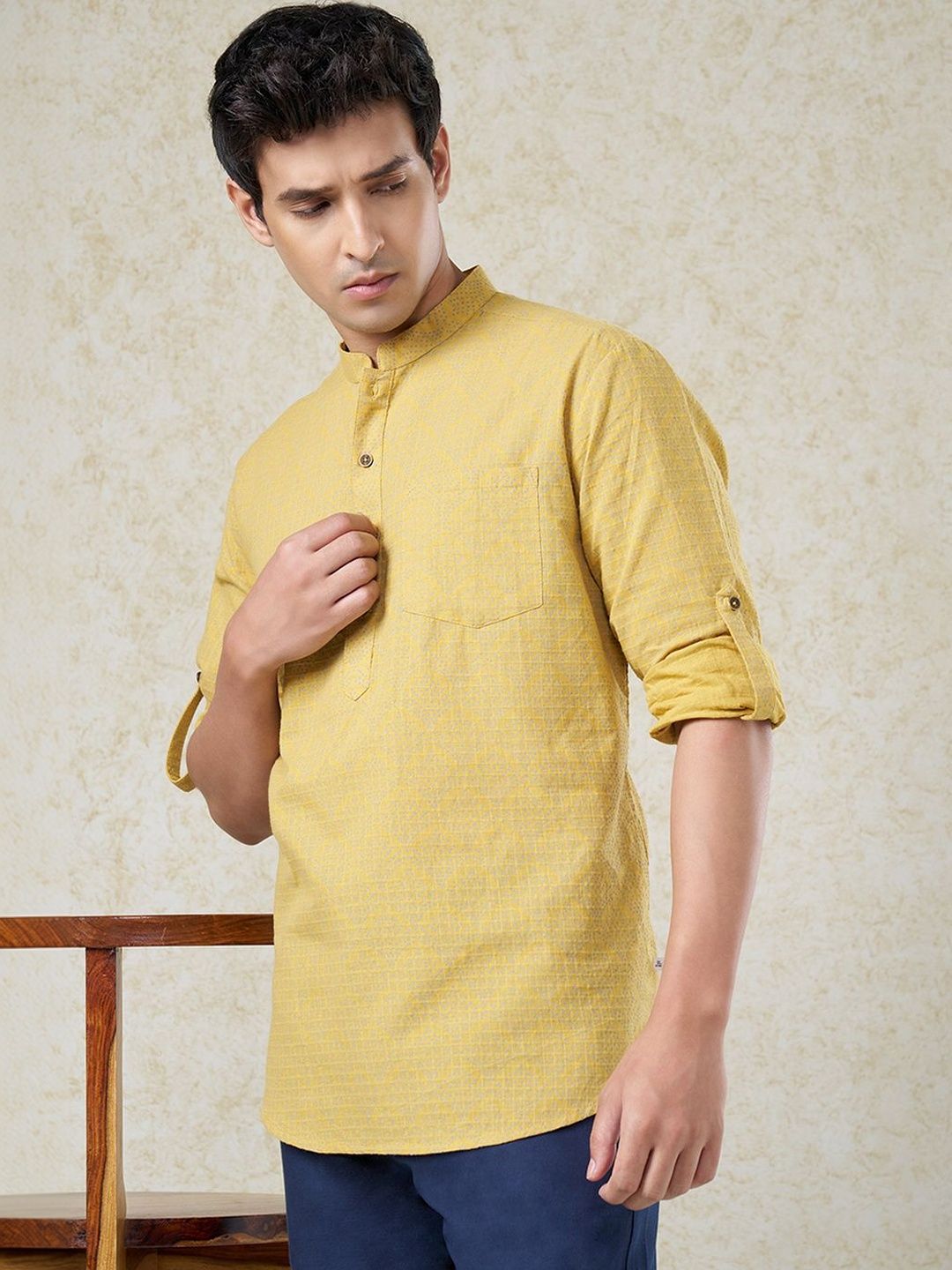 indus route by Pantaloons Men Kurta